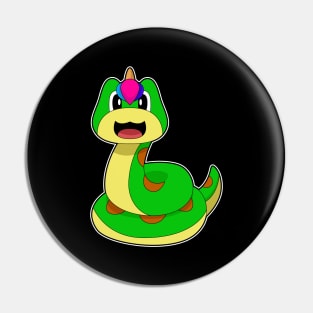 Snake Unicorn Pin