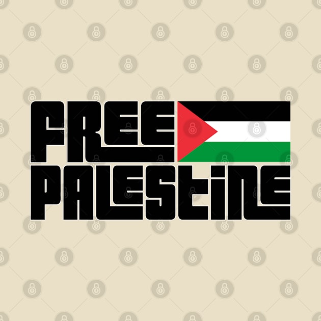 Free Palestine \/\/ Retro Style Design by DankFutura