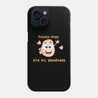 Potato Chips Are My weakness, potato, Phone Case