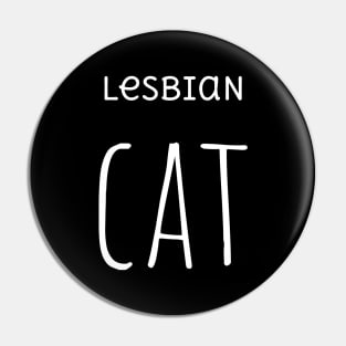 Lesbian Cat Pin