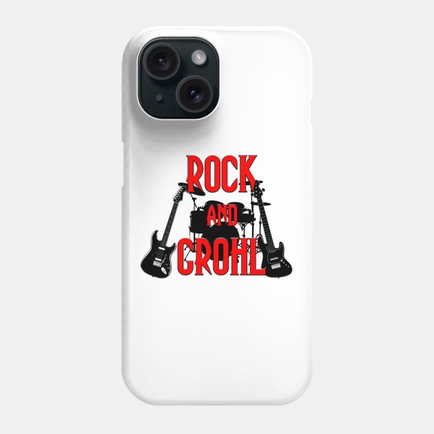 Rock and Grohl Phone Case by SOwenDesign