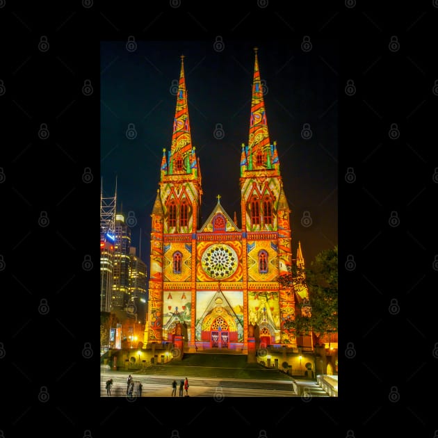 Christmas Time at St Mary's Cathedral, Sydney, NSW, Australia by Upbeat Traveler