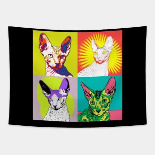 Cornish Rex Pop Art - Cat Lover Gift Tapestry