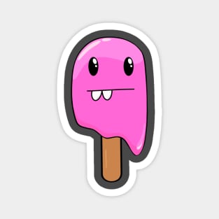 Psychedelic Cute Derpy Kawaii Popsicle Magnet