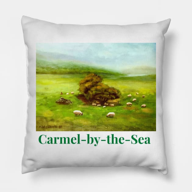 Mission Ranch Carmel Pillow by EdiMatsumoto