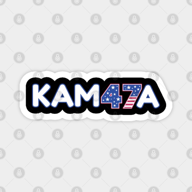 Kamala 2024 Harris 47th US President Magnet by The WYLD Tribe
