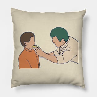 Say Aaaaa.. 80s Pixel Art Pillow