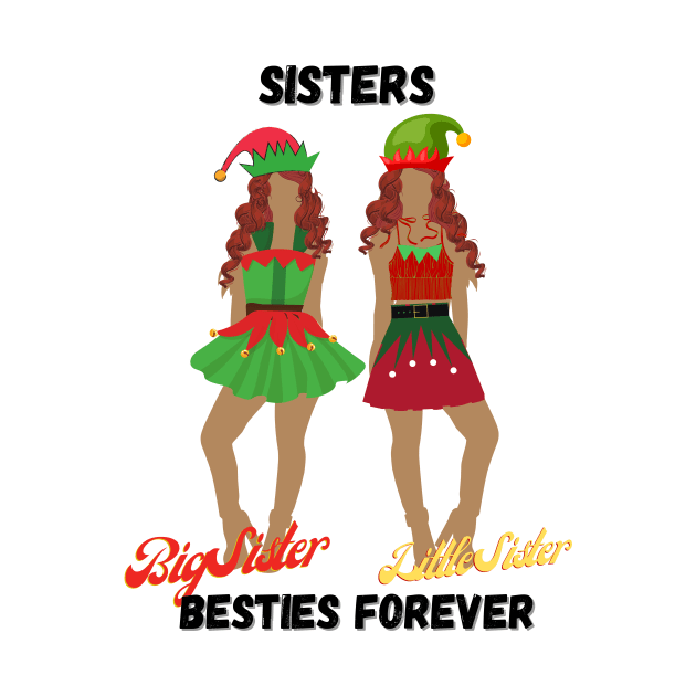 Big sister, little sister, Christmas shirt elf, Christmas gifts for women, Christmas gifts by BeatyinChaos