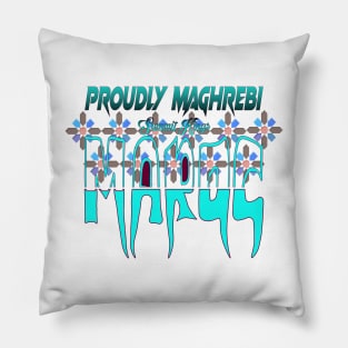 morocco dna Proud Morocco Flag Gift Moroccan Lovers For Men's Women's Pillow