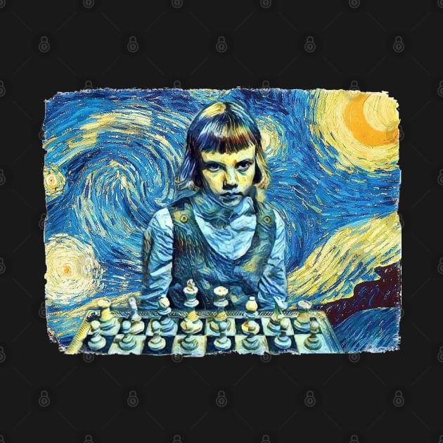 The Queen's Gambit Van Gogh Style by todos