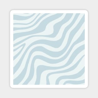 Blue waves pattern Magnet