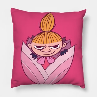 little my on a tulip Pillow