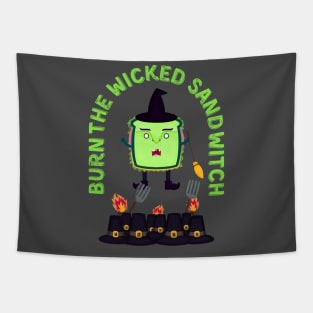 The wicked Sandwich witch Tapestry