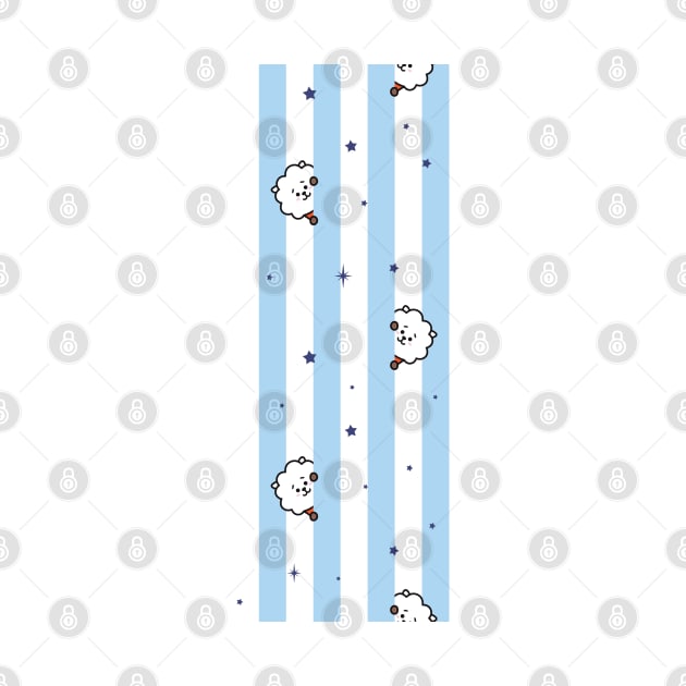 BT21 RJ Striped Pajamas Pattern by ZeroKara