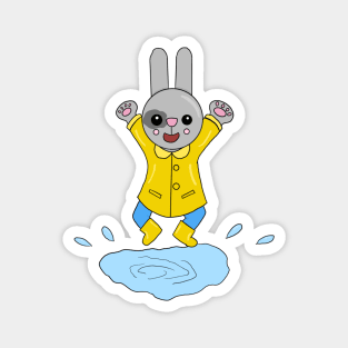 Puddle Bunny Magnet