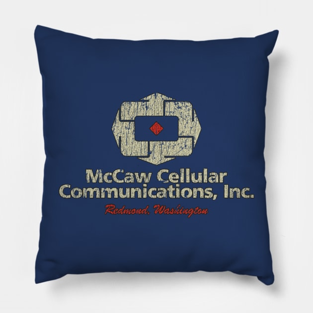 McCaw Cellular Communications 1986 Pillow by JCD666