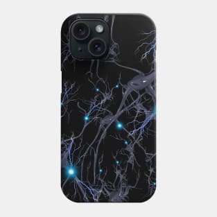 Brain cells. Neurons Phone Case