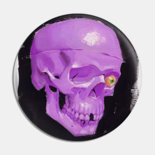 Purple Skull Pin