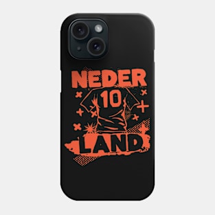 Vintage Netherlands Football // Retro Grunge Dutch Soccer Phone Case