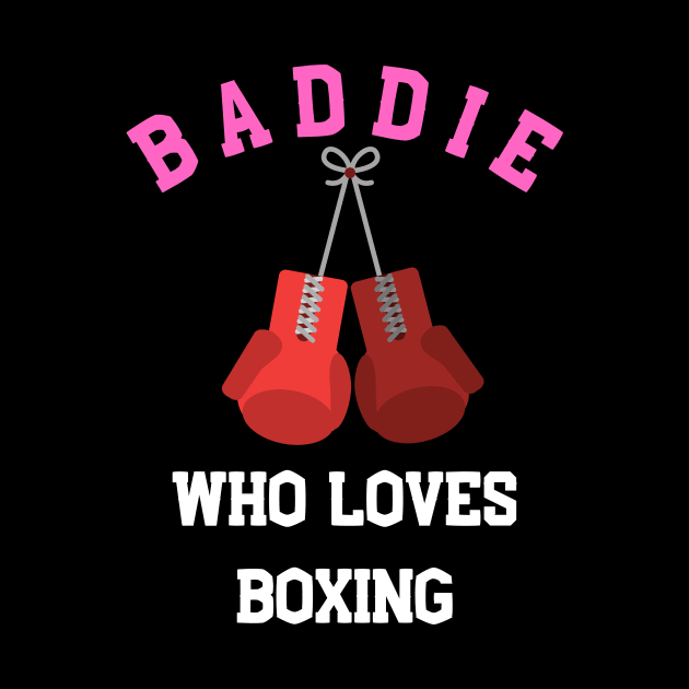 baddie who loves boxing dark by CoffeeBeforeBoxing