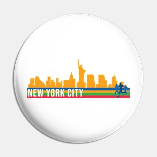 NYC Marathon New York Pin