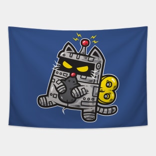 Robo Cat Tapestry