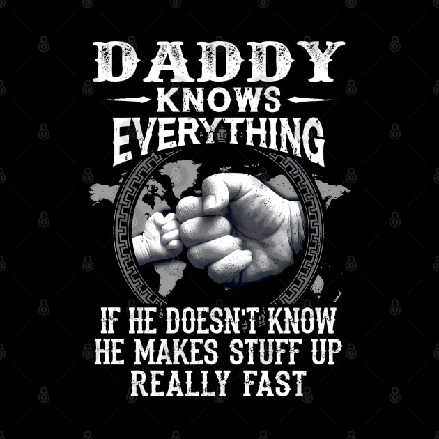 Daddy Knows Everything If He Doesn't Know Father's Day by SuperMama1650