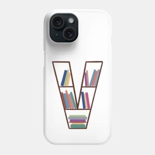 V Bookcase Phone Case