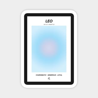 Leo Zodiac Aura Magnet