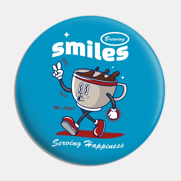 Brewing Smiles Pin by Harrisaputra