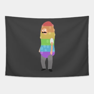 Rainbow Pickle Bob Tapestry