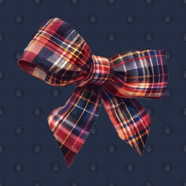 Plaid Bow - Autumn by CAutumnTrapp