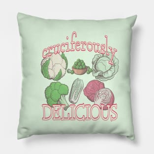 Cruciferously Delicious Pillow