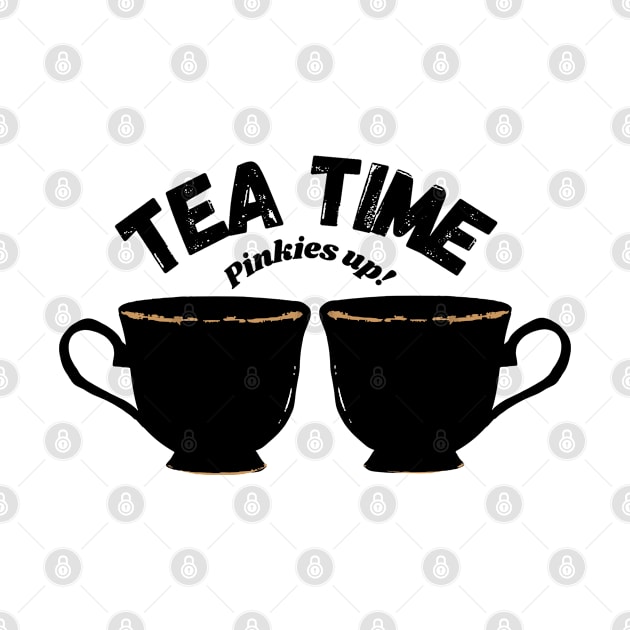 Tea Time Pinkies Up! Design by AZNSnackShop