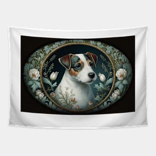 Jack Russell Terrier - Art Nouveau Style Tapestry