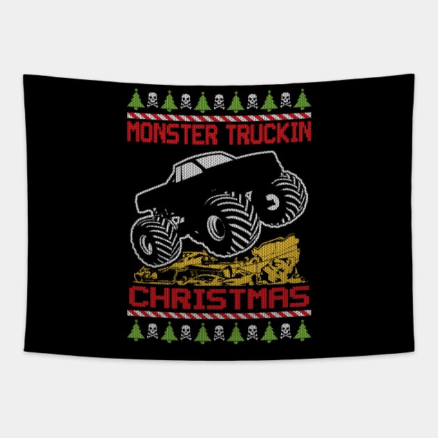 MONSTER TRUCKING RIDER Tapestry by OffRoadStyles