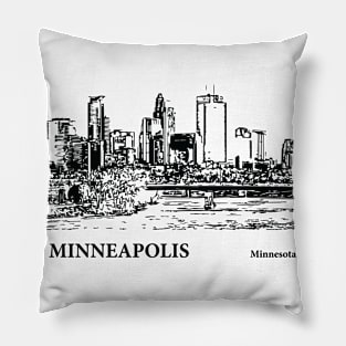 Minneapolis - Minnesota Pillow