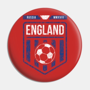 England World Soccer Football Futbol Pin