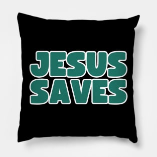 Jesus saves Pillow