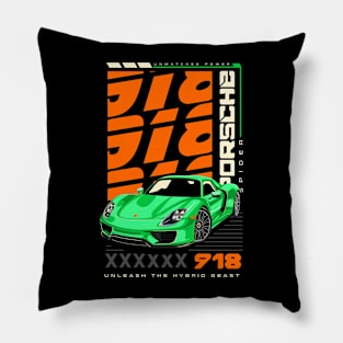 Luxury Porsche Spyder Pillow