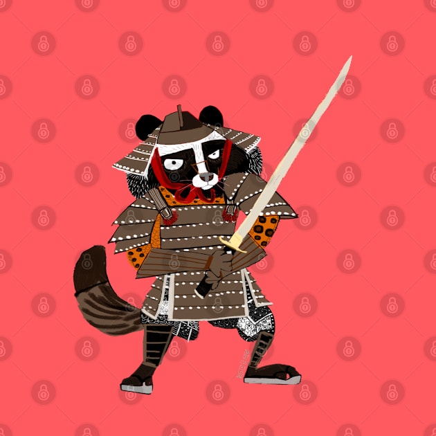 Tanuki Samurai by belettelepink