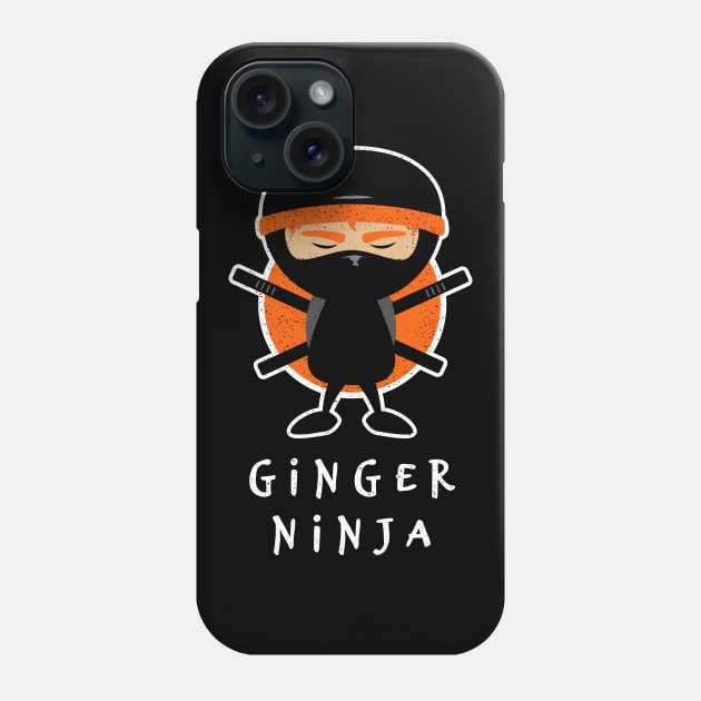 Ginger Ninja Minimalist Phone Case by propellerhead