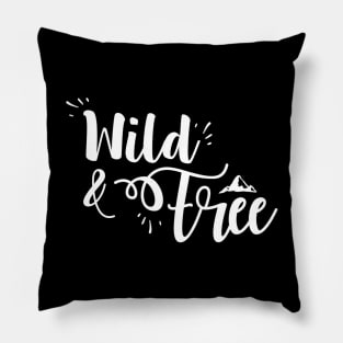 Wild and Free Pillow