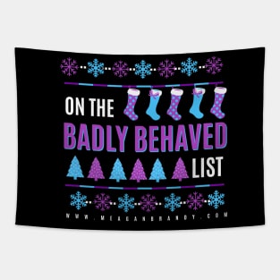 Badly Behaved Christmas Tapestry