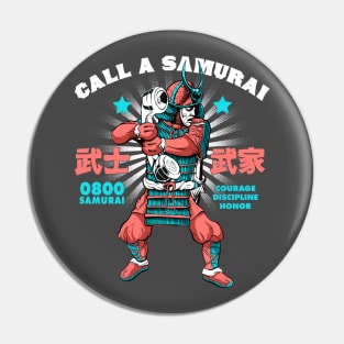 Samurai Service Sales Call Pin