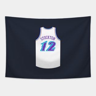 John Stockton Utah Jersey Qiangy Tapestry