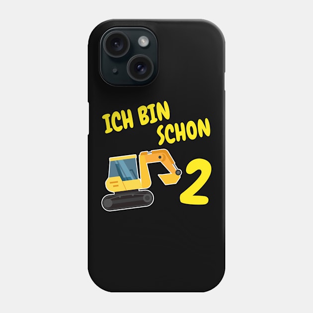 Bagger Kinder 2. Geburtstag Kindergeburtstag Phone Case by Foxxy Merch