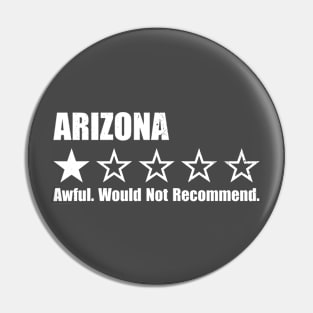 Arizona One Star Review Pin