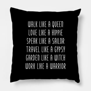 Walk Love Live Pillow