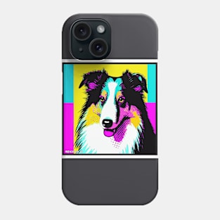 Collie Pop Art Phone Case